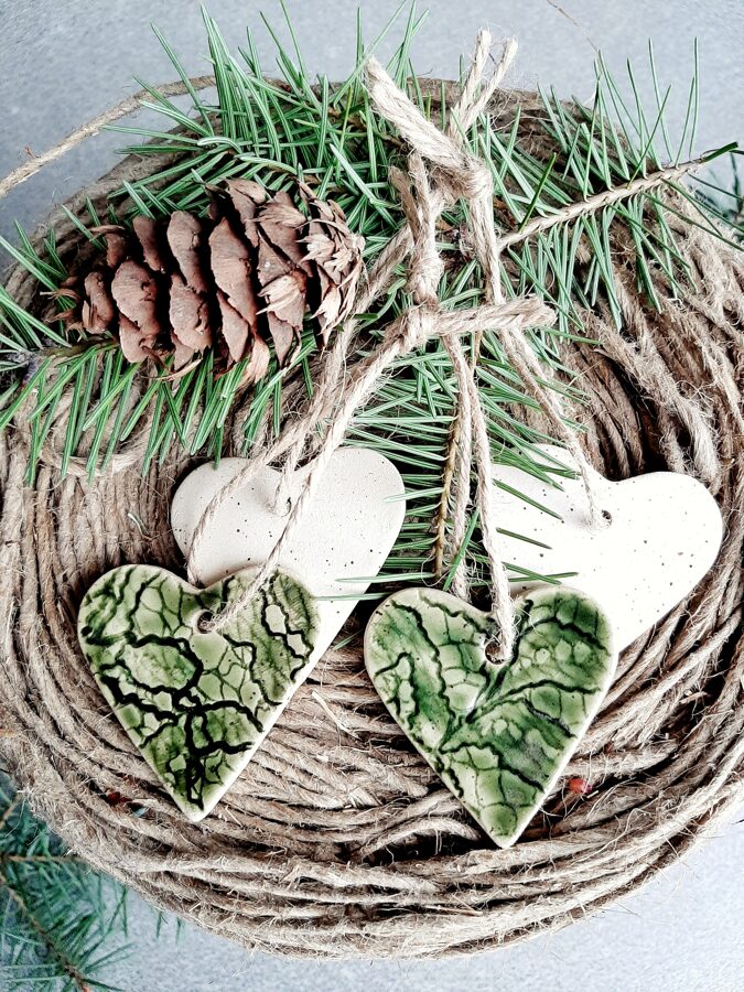 Sirds dekori "Zaļā mīlestība" 
