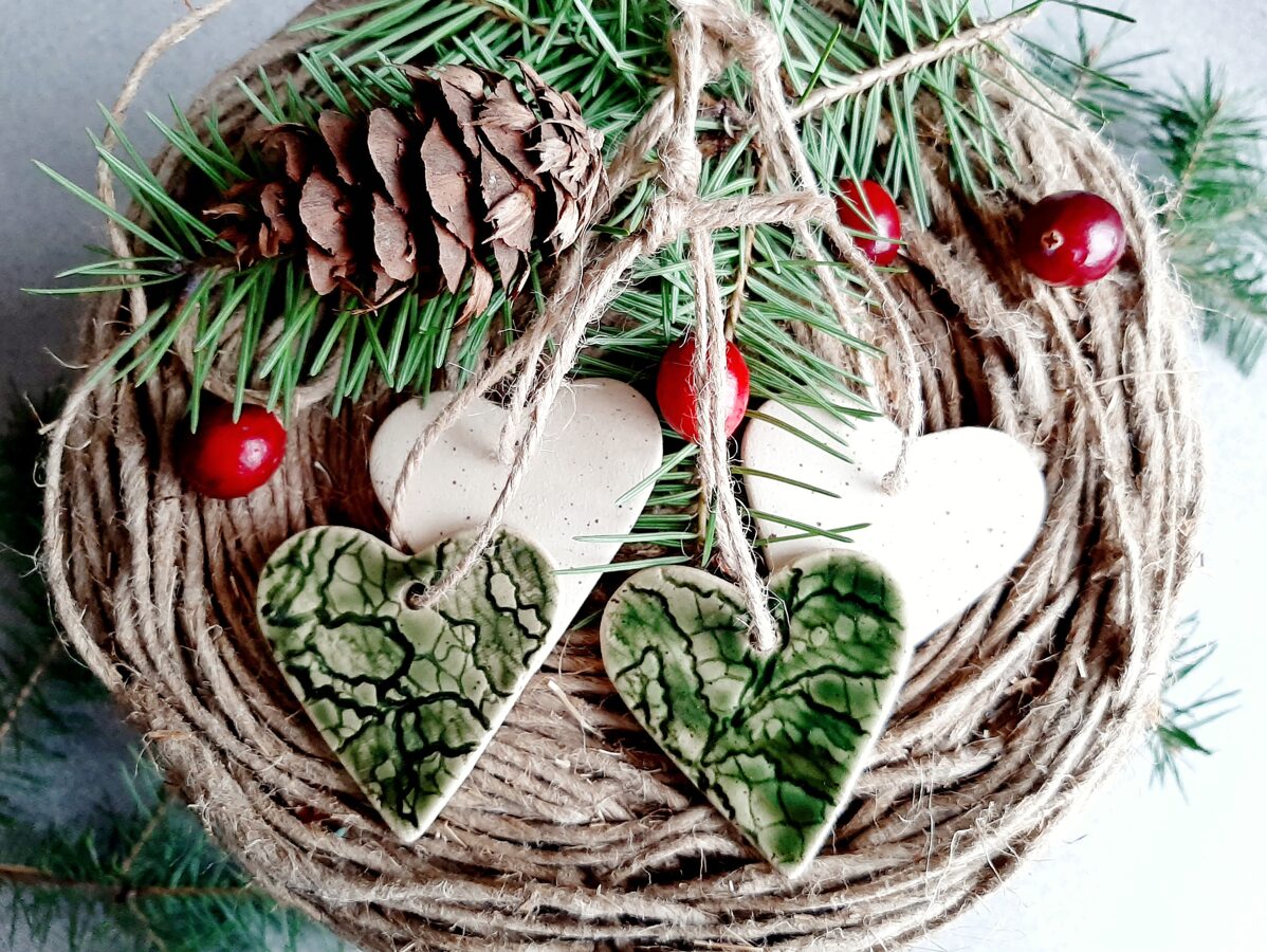 Sirds dekori "Zaļā mīlestība" 