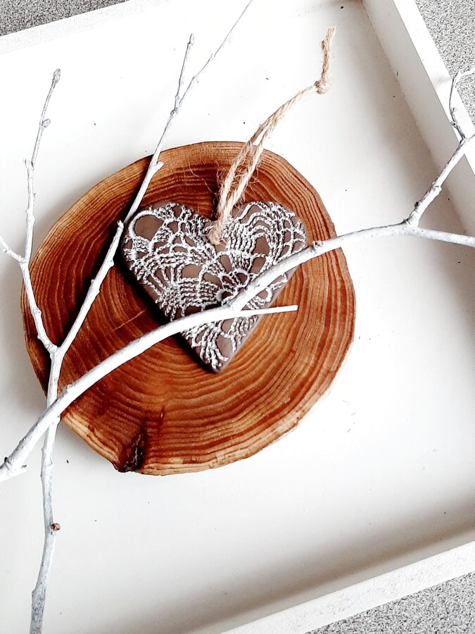 Sirds dekori "Ziemas mīlestība" 